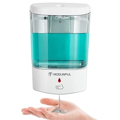 modunful Distributeur de Savon pour Automatique, 700 ML Mural sans Contact Distributeur de Savon, pour Cuisines, Automatique Distributeur de Savon pour Environnements Commerciaux
