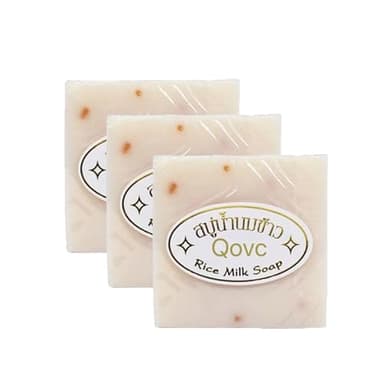 Savon au lait de riz, savon thaïlandais artisanal au riz, éclaircissant naturel, doux et hydratant, nettoyant en profondeur des pores, pour le visage, le corps et les mains (3)
