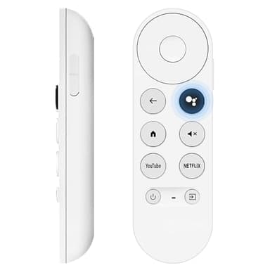 SJACXANM Télécommande Chromecast, Telecommande Google Chromecast TV, Telecommande GoogleChromecast TV Officielle, Télécommande Google Chrome pour GoogleChromecast 4k Snow G9n9n/HD/Streaming Stick
