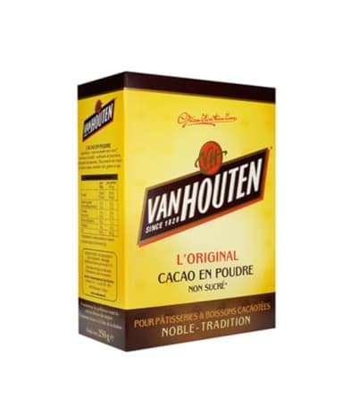 Poudre de Cacao Non Sucré Van Houten 250g/Sachet - Offres de 1, 2 et 3 Sachets - Livraison Gratuite France (1 sachet)