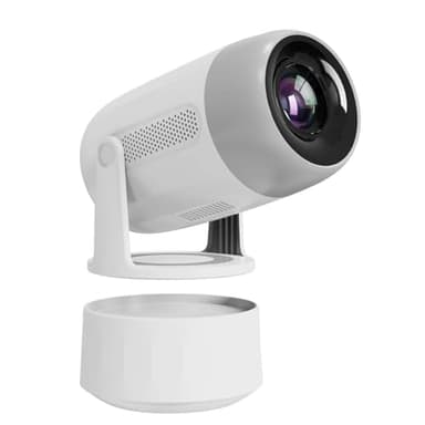 Kiano Vision 2 – Vidéoprojecteur Portable Full HD 1080p – Android 11, WiFi 5GHz, Bluetooth 5.2, Batterie Amovible, HDMI/USB – Mini projecteur Compact Smart avec Correction Automatique