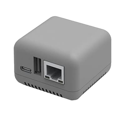 Cikiki Serveur d'impression réseau avec 1x 10/100 Mbps RJ-45 LAN Port WiFi Fonction réseau Android USB pour Windows Port Support 4.0 XP 2.0 BT