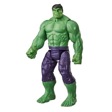 Marvel Avengers Titan Hero Series Figurine Jouet Hulk Blast Gear Deluxe de 30 cm, pour Enfants à partir de 4 Ans, Vert