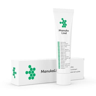 Pommade cicatrisante ManukaLind 15 g – Naturellement efficace grâce au miel de Manuka MGO 514+ – Pommade pour plaies et cicatrisation adaptée à toutes les phases de cicatrisation
