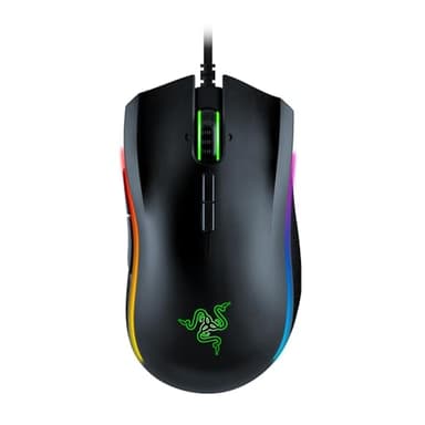 Razer Mamba Elite - Souris Filaire (avec 9 Boutons Mécaniques Programmables, Capteur Optique avec Illumination Chromatique RGB et 16.000 DPI)