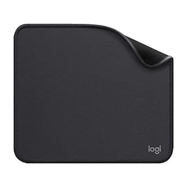 Logitech Mouse Pad - Studio Series, Tapis de Souris d'Ordinateur, Base Caoutchouc Anti-Dérapant, Glissement Facile, Résistant aux Eclaboussures, Durable, Portable, Moderne - Gris
