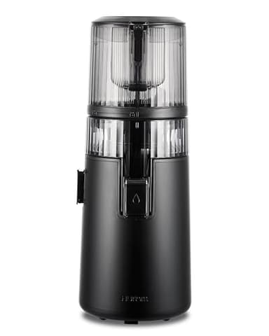 Hurom H70ST Nouveau Slow Juicer | Presse à froid électrique | Extracteur de jus pour légumes et fruits | Capacité de 1,8 L | Fonction d'extraction automatique | Sans BPA | Garantie 15ans | Noir mat