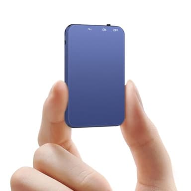 64Go Dictaphone Enregistreur Vocal, Vormooi Enregistreur Vocal Numérique avec Une Autonomie de 40 Heures, 0,6 cm Ultra-Fin Dictaphone pour Conférences Cours Interviews