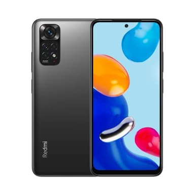 XIAOMI Redmi Note 11 Smartphone 6.43" FHD + DotDisplay, 90Hz FHD+ AMOLED DotDisplay, 50MP Al Quad Camera, 5000mAh (typ) Battery, Dual-SIM 4G 64GB Graphite Grey [Global Version]