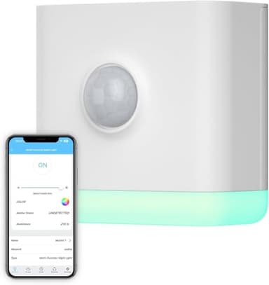 THIRDREALITY Lumière nocturne multifonction (type C) répéteur Zigbee 3 en 1 capteur de mouvement, capteur d'illumination et lumière RVB luminosité réglable