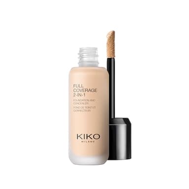 KIKO Milano Full Coverage 2-in-1 Foundation & Concealer 02 - WR 10, Fond De Teint/Correcteur 2 En 1 À Couvrance Élevée