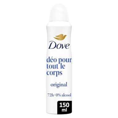 Dove Déodorant pour Tout le Corps Spray Original - 150ml