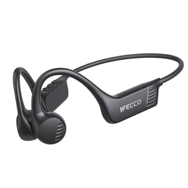 IFECCO Casque Conduction Osseuse Bluetooth 6.0 – IP67 Écouteurs Conduction Osseuse avec Micro, Casque de Sport sans Fil à Oreille Oouverte pour Le Cyclisme, la Course à Pied, la Randonnée