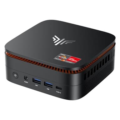 NiPoGi Hyper H1 Mini PC W-11 Pro ΑΜD Ryzen 7 6800H(Max 4.7GHz,8C/16T) 32Go LPDDR5 6400MHz/512Go M.2 NVMe PCIe3.0 SSD,Ordinateur de Bureau DP1.4+HDMI 2.0+Type-C 4K Triple Display/WiFi 6/BT 5.2 Gaming