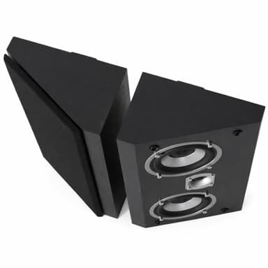 Dynavoice Magic FX-4 Noir – Enceintes Surround Home Cinéma (Paire), Enceintes Murales/Plafond, Compatibles avec Dolby Atmos.