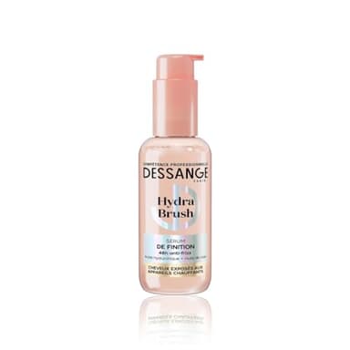 DESSANGE - Sérum Cheveux Sans Rinçage Thermo-Protecteur Hydra Brush - Acide Hyaluronique & Huile De Rose - Hydrate, Protège & Définit - Cheveux Exposés Aux Appareils Chauffants - 110ml