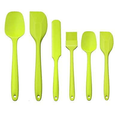 Ustensiles de cuisine en silicone antiadhésifs résistants à la chaleur Ustensiles de cuisine 6 pièces ensemble D