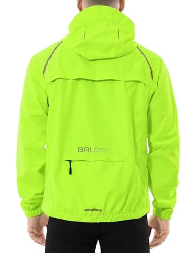 baleaf Veste Cyclisme Homme Imperméable Coupe-Vent Pour Running, Vtt, Vélo - Hiver - Jaune - L