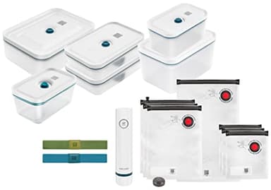 ZWILLING Kit de démarrage de Mise sous Vide Fresh & Save, en Plastique, 16 unités, La Mer