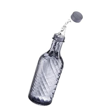 mixcover Bouteille en verre compatible avec le SodaStream Crystal 2.0 - Design unique et volume 10% en plus, accessoires pour soda stream, carafe en verre