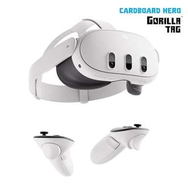 Meta Quest 3 512 Go Le Plus performant des Meta Quest — des expériences de réalité Mixte sans précédent — Pack Cardboard Hero Gorilla Tag — Une exclusivité Amazon