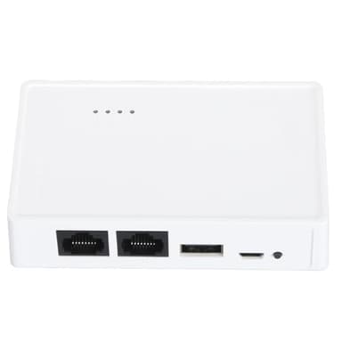 Serveur d'impression sans Fil USB, Sortie Pont (10/100 Mbps) et Entrée LAN (10/100 Mbps), Convertit L'imprimante USB en Réseau Ethernet WiFi sans Fil pour Windows/pour OS X