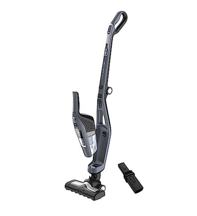 Rowenta Aspirateur balai sans fil 2 en 1, Aspirateur à main intégré, Lumière LED, Léger, Poignée pliable, Autonomie 75 min, Toutes types de sols, Technologie cyclonique, Dual Force 2-en-1 RH6756WO