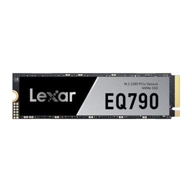 Lexar EQ790 1To SSD M.2 2280 PCIe Gen4x4 NVMe 1.4, Jusqu'à 7000 Mo/s en Lecture, 5000 Mo/s en écriture pour Les Charges de Travail Intenses et Les Jeux PC PS5, Disque SSD Interne Hautes Performances
