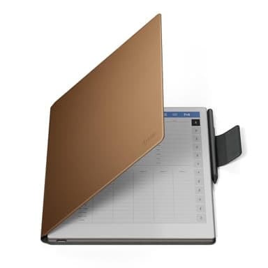 Ayotu Étui pour Remarkable Paper Pro, Folio en Cuir PU Premium avec Boucle pour Stylo, Couverture Magnétique Intelligente pour Remarkable Paper Pro 11,8", avec Adhésion Premium (Marron)