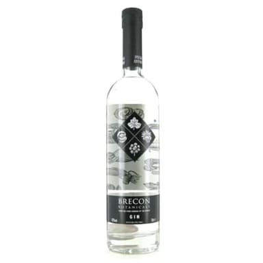 BRECON - Botanicals - Distilled Gin - 43% Alcool - Origine : Pays de Galles - Parfait en cocktail Gin Tonic - Notes de Citron & d'Orange - 70 cl