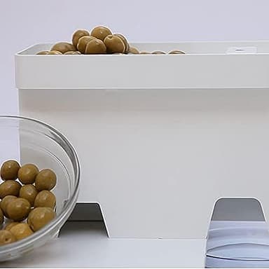 Pelamatic - Robito Oliva Électrique | Machine à Râper et Chanfreiner les Olives | 3 Tailles d'Olives | Nettoyage Rapide et Sûr | Assemblage Facile, Blanc, Plastique ABS Acier Fer