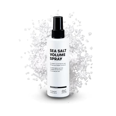 O.C. Haircare Sea Salt Spray - 200 ml - Spray au sel de mer pour cheveux - Booster de volume pour une sensation de cheveux plus complète avec une forte tenue - 100% végétalien et fabriqué en
