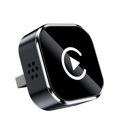 Adaptateur sans fil CarPlay pour iPhone – Mise à niveau vers CarPlay sans fil, Plug & Play, USB/Type-C, Mini & stable Adaptateur de voiture sans fil compatible avec Apple iOS 10+ & Wired CarPlay à