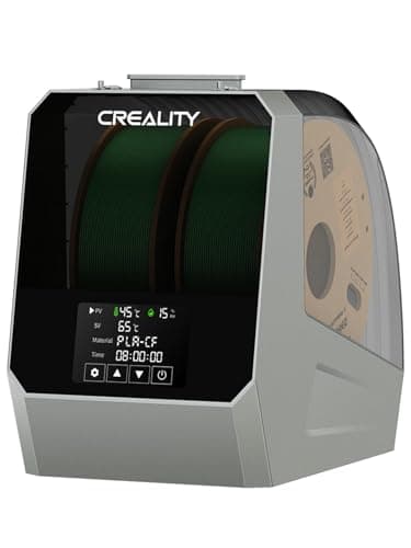 Creality Space Pi Plus Sèche-filament, Boîte de Séchage de Filament pour Imprimante 3D à 2 Bobines avec Ventilateur Intégré, Déshydrateur de Filament pour 1,75/2,85 mm PLA PETG ABS TPU Nylon