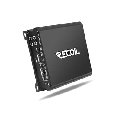 RECOIL DI550.4 Amplificateur audio de voiture à 4 canaux de classe D à gamme complète, puissance maximale de 1 040 watts, stable de 2 à 4 ohms, alimentation Mosfet, pontable