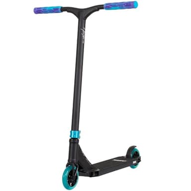 NKD Stunt Scooter - Park | High Performance ABEC-9 Bearings | 360° Handlebar for Freestyle | Durable 6061 Aluminium Alloy (Noir Bleu)