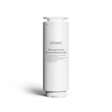 Klarstein filtre à eau osmoseur 75G – 5 niveaux de filtration PP+C+RO, précision 0,0001 micron, élimine 99,99% contaminants, installation facile twist-in, durée de vie jusqu'à 12 mois