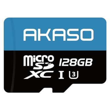 AKASO 128 Go Carte Mémoire MicroSDXC, U3, Compatible avec Caméra Sport AKASO