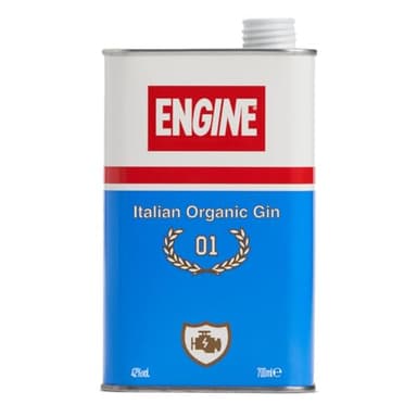 ENGINE - Gin distillé - Origine : Italie - Alcool : 42% - Notes de Citron & Baies de Genévrier - Idéal en cocktail Gin Tonic - 70cl
