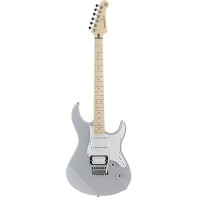 Yamaha Pacifica 112V Guitare électrique pour débutants et confirmés, avec deux cours en ligne avec un professeur de la Yamaha Music School, en gris