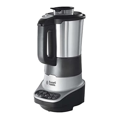 Russell Hobbs Blender chauffant [Mixeur & Cuiseur| 8 programmes] Blend (Cuisson vapeur, soupes, aliments pour bébés, sorbets,smoothie & plus, 1,75L ,maintien au chaud 1h, double vérrouillage) 21480-56