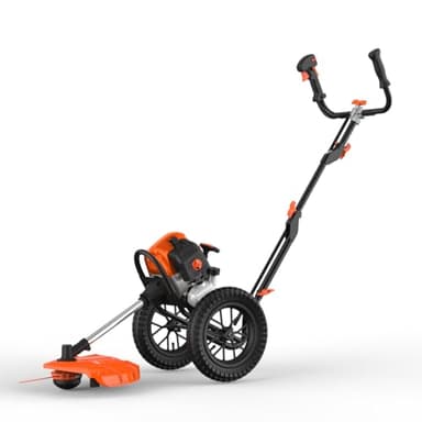 Fuxtec Débroussailleuse Thermique Coupe Bordure à Roues FX-FSR162 62cm3 Bobine de Fil, Ultra Maniable, Spécialement Conçue pour Les Grands Terrains et Protéger Votre Dos