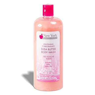 New York Fair & Lovely Skin Lightening Body Wash | 1000 ml | Gel douche exfoliant |