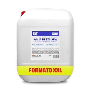 Hostelpak | 20 l | Eau distillée désionisée et osmotisée | Fer à repasser, CPAP, Tattoo, machines de stérilisation