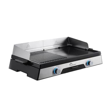 Plancha électrique - LITTLE BALANCE - 8735 - Innov 2200 - Microcéramique sans PFAS, Noir/Inox