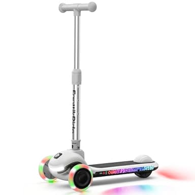 FanttikRide K9 Pro Trottinette Electrique pour Enfants, 3/6/10 km/h, Mode Vitesse IA, Charge Rapide Type-C, 5 Modes D'éclairage, Guidon Réglable, pour Enfants Jusqu'à 60 kg, Gris Clair