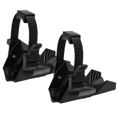 Porte-VéLos ArrièRe pour Voiture, 2 ButéEs De Roue pour Pneus Jusqu'à 2,35", Accessoires De Porte-VéLos pour VTT Et VéLo De Route, Porte-Bagages ArrièRe pour Attelage De Remorque