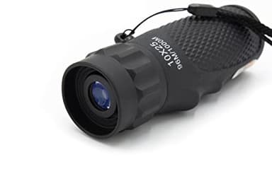Monoculaire Technaxx 10x25 TX-176 pour la randonnée, la Chasse, Les Voyages, l'observation des Oiseaux, etc. - Accessoire de Camping Compact pour Tous