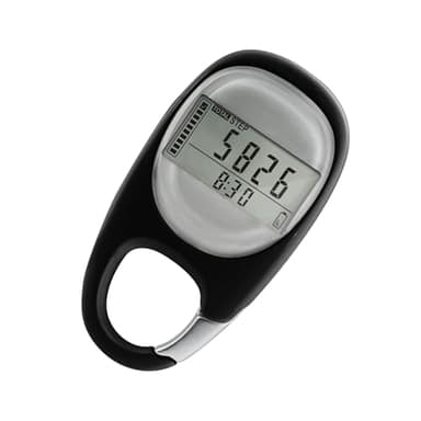 Neoreser Podometre Marche 3D, avec Affichage du Temps et Rétroéclairage LED, Compteur de Pas de Podomètre de Marche Simple, pour Marche, Course, Randonnée