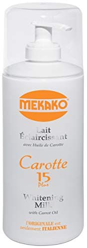 Mekako Lait Éclaircissante avec Huile de Carotte, 400 ml